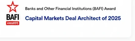 Banks and Other Financial Institutions (BAFI) Award — Capital Markets Deal Architect of 2025