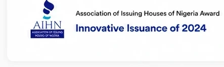 Association of Issuing Houses of Nigeria Award — Innovative Issuance of 2024