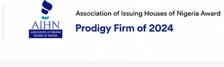 Association of Issuing Houses of Nigeria Award — Prodigy Firm of 2024